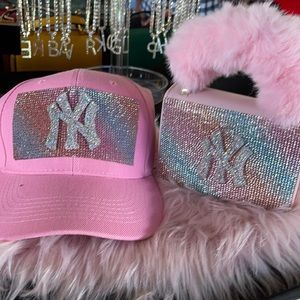 Bling NY PURSE & HAT SET